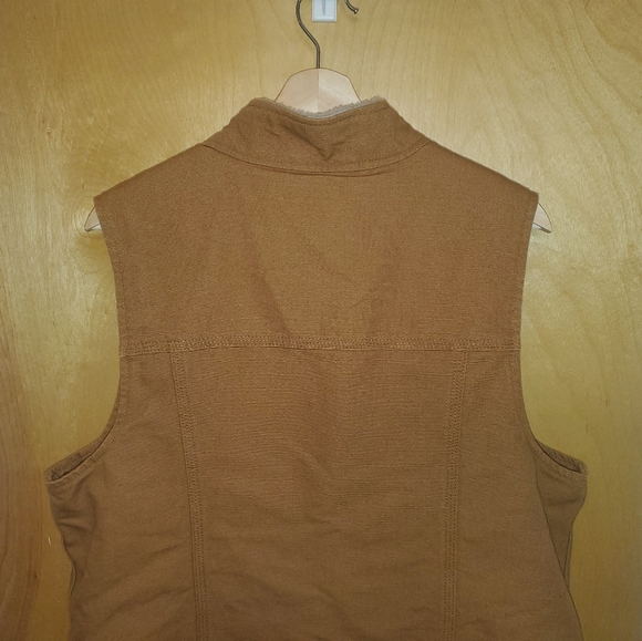 Carhartt Duck Canvas Sherpa Lined Vest NWOT - Picture 4 of 11